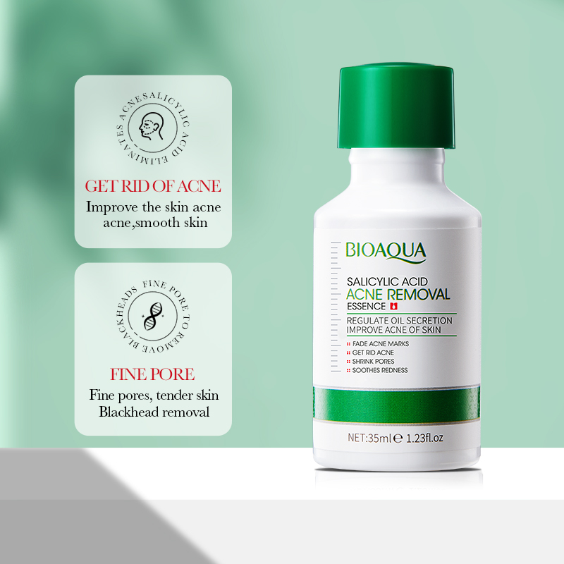 Salicylic Acid Blackhead Remover - 35ml BIOAOUA Acido Salicilico Anti-Acne Rimozione