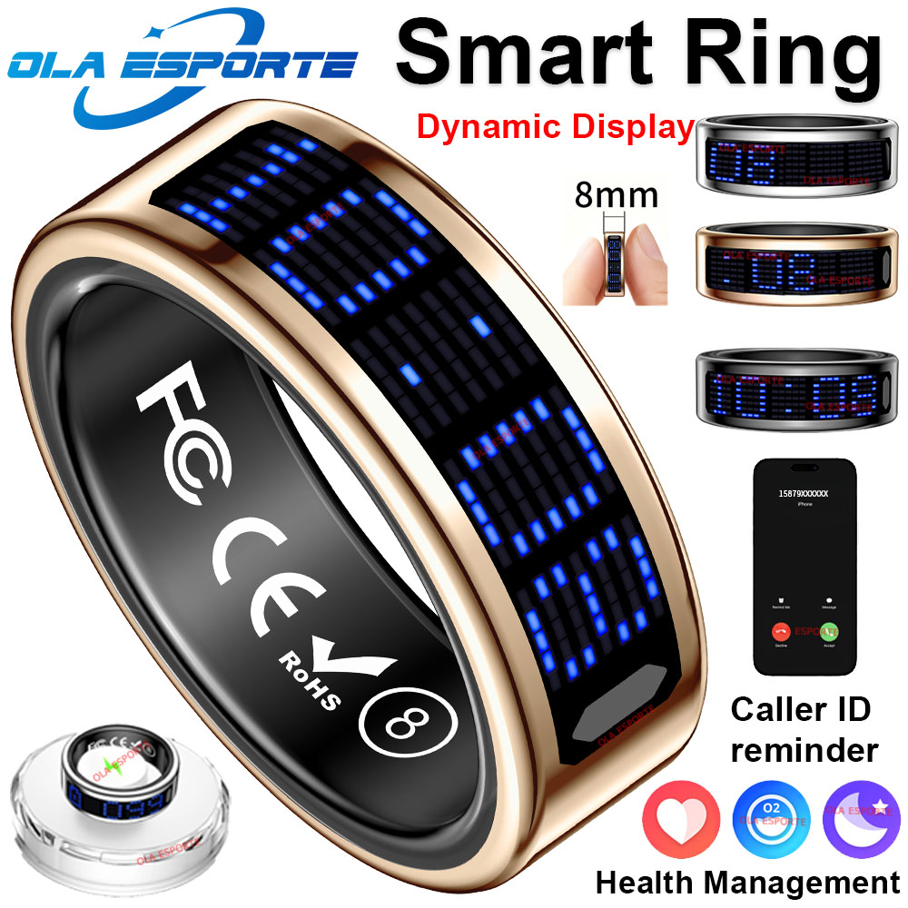 Health Monitors - Nuovo anello intelligente leggero ultrasottile Display