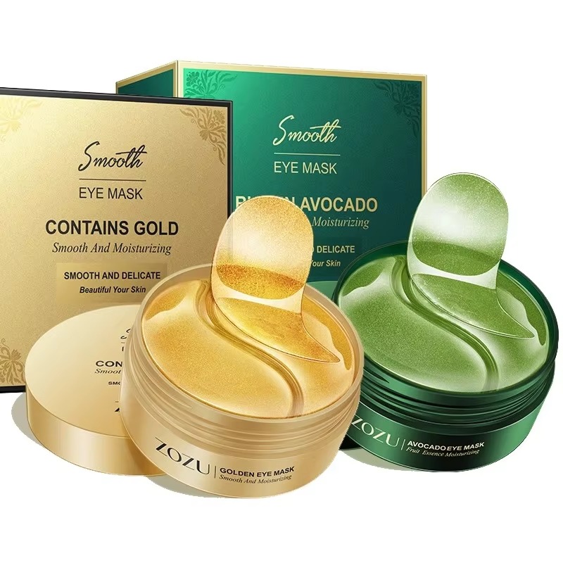 Collagen Under Eye Patches - 60 pezzi di collagene dorato avocado