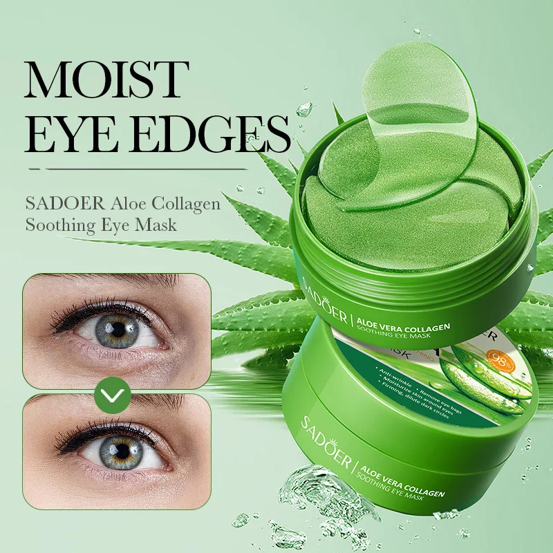 Collagen Under Eye Patches - SAODER 60 Pezzi Patch Occhi al