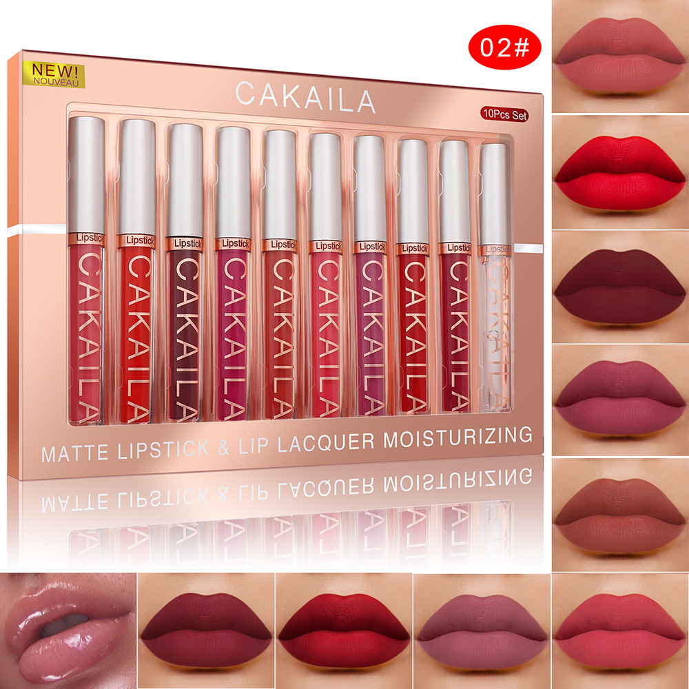 Set da 4/10 pezzi Rossetto Liq - Matte Velvet Lip Tint Long Lasting recensione e prezzo