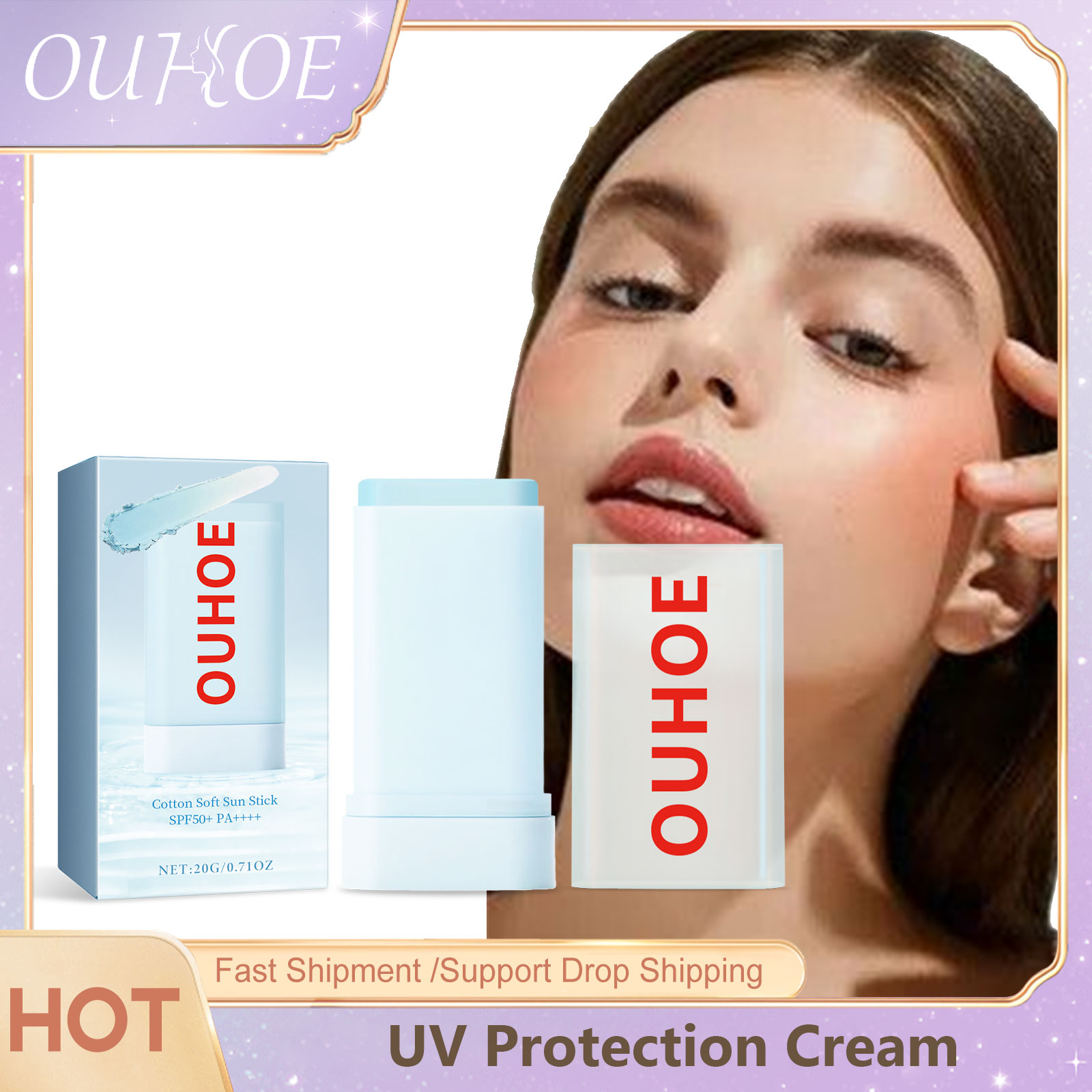 OUHOE crema di protezione UV S - Spf 50 Waterproof Sunscreen recensione e prezzo